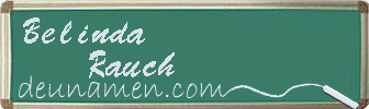 Belinda Rauch Visitenkarte